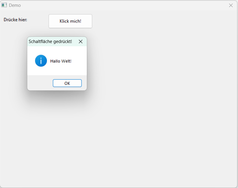 Mini GUI Demo Windows