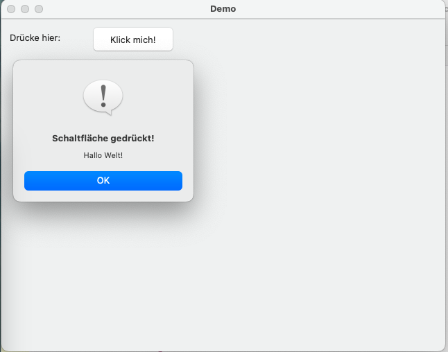 Mini GUI Demo Mac